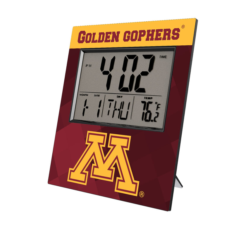 University of Minnesota Golden Gophers Color Block Wall Clock