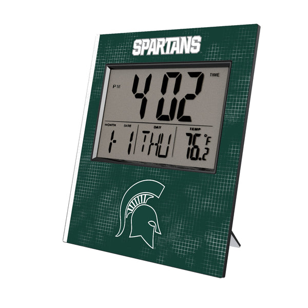 Michigan State University Spartans Hatch Wall Clock