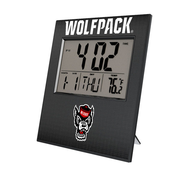 North Carolina State University Wolfpack Linen Wall Clock