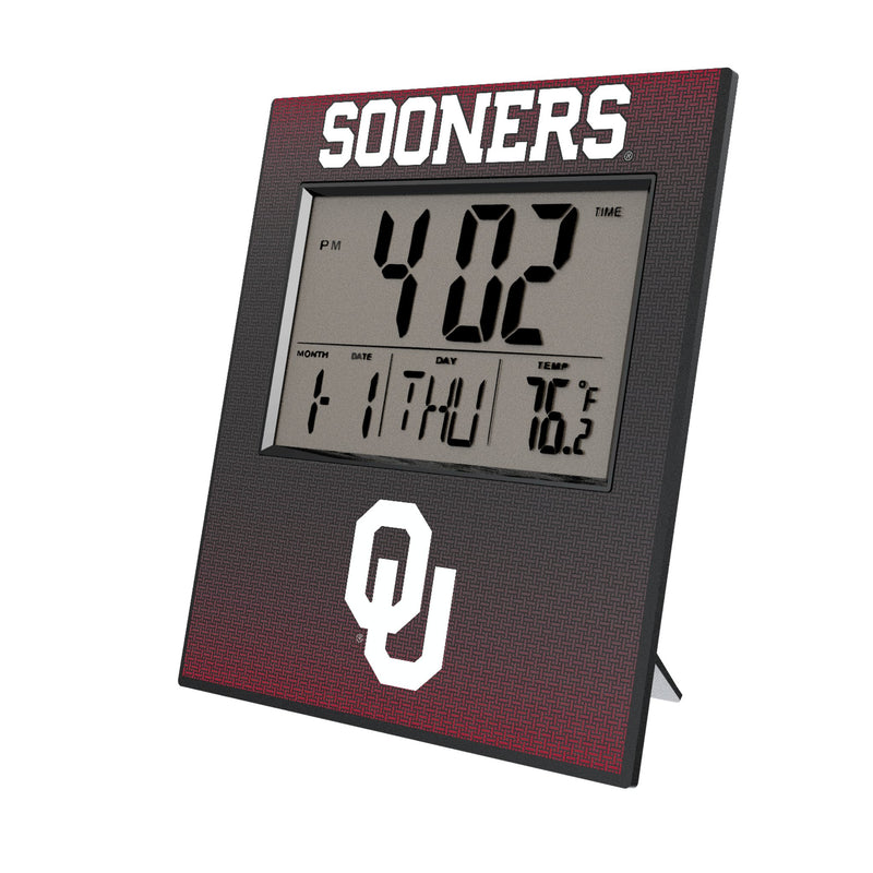 University of Oklahoma Sooners Linen Wall Clock