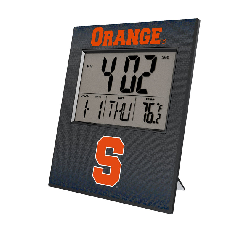 Syracuse University Orange Linen Wall Clock