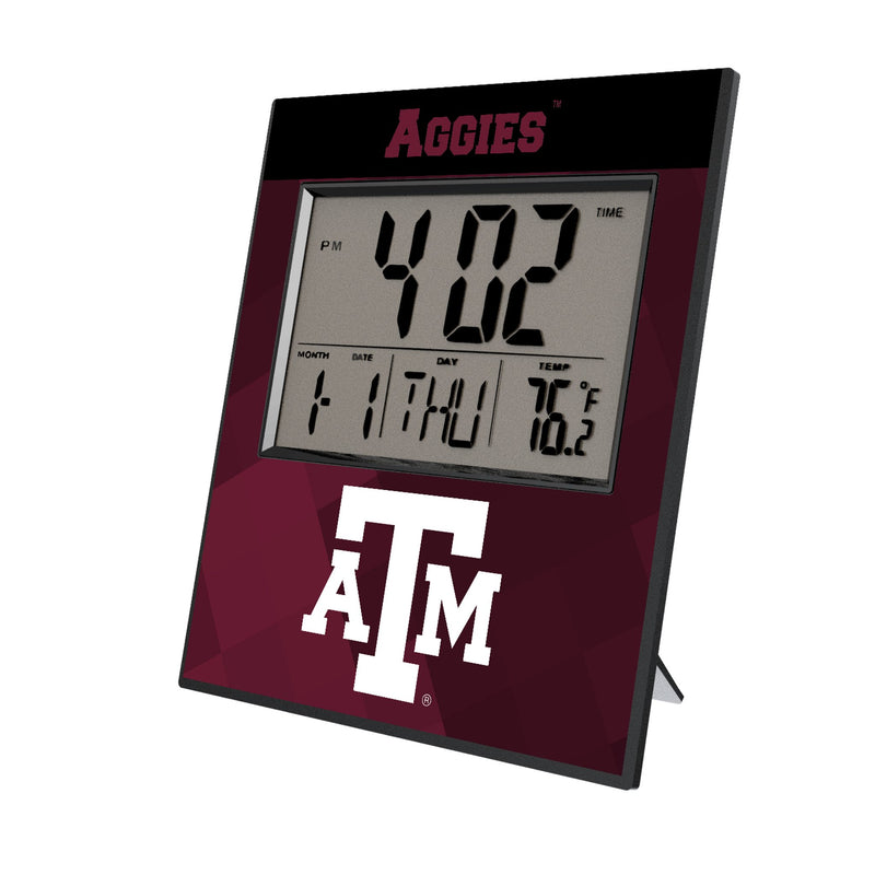 Texas A&M University Aggies Color Block Wall Clock