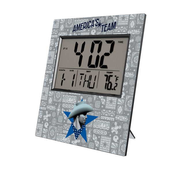 Dallas Cowboys 2024 Illustrated Limited Edition Wall Clock