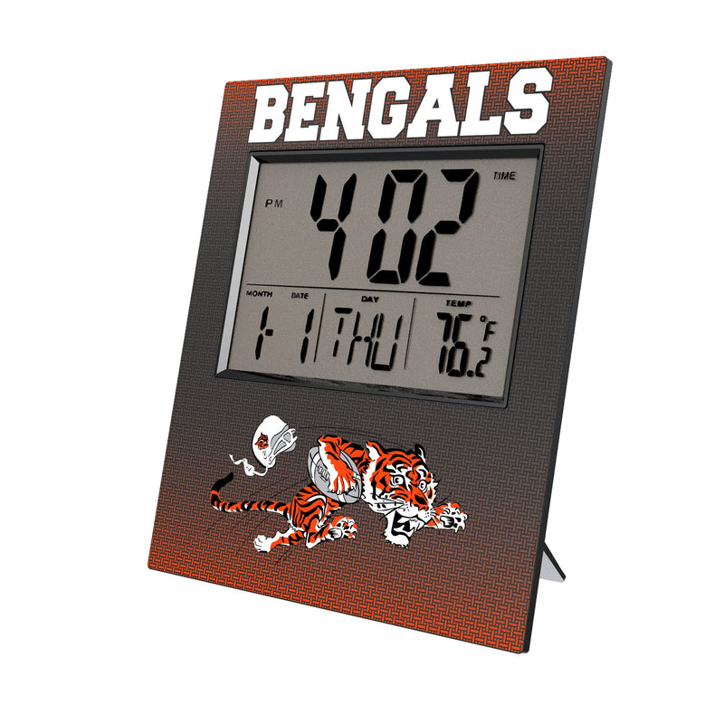 Cincinnati Bengals Historic Collection Linen Wall Clock