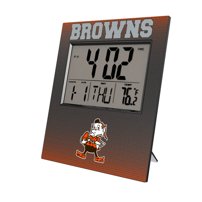 Cleveland Browns Historic Collection Linen Wall Clock