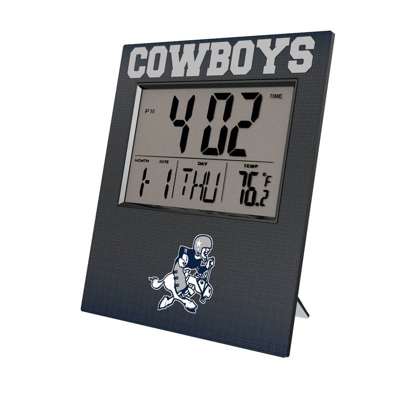 Dallas Cowboys 1966-1969 Historic Collection Linen Wall Clock