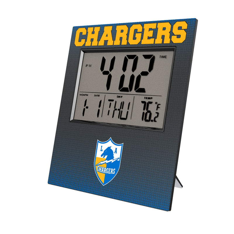 Los Angeles Chargers Historic Collection Linen Wall Clock