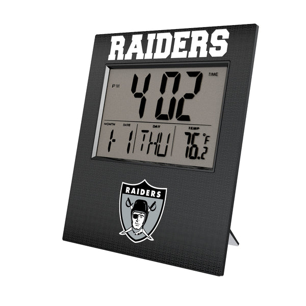 Oakland Raiders 1963 Historic Collection Linen Wall Clock