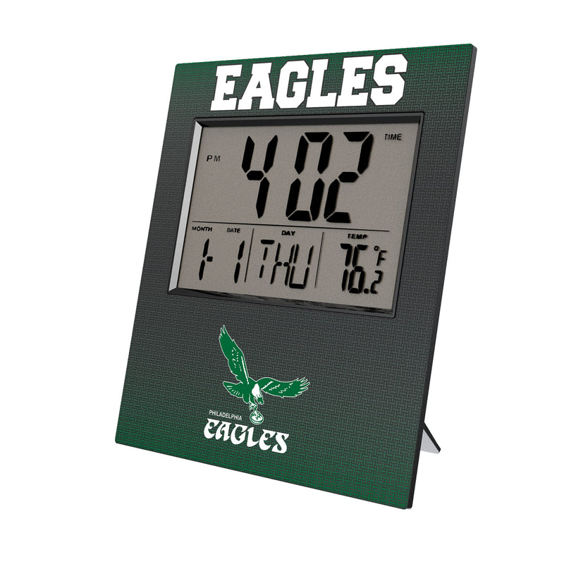 Philadelphia Eagles 1973-1995 Historic Collection Linen Wall Clock