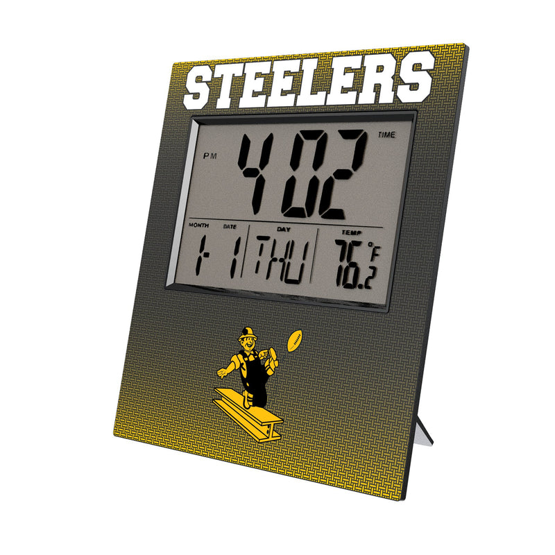 Pittsburgh Steelers 1961 Historic Collection Linen Wall Clock