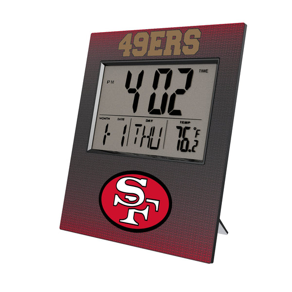 San Francisco 49ers Historic Collection Linen Wall Clock