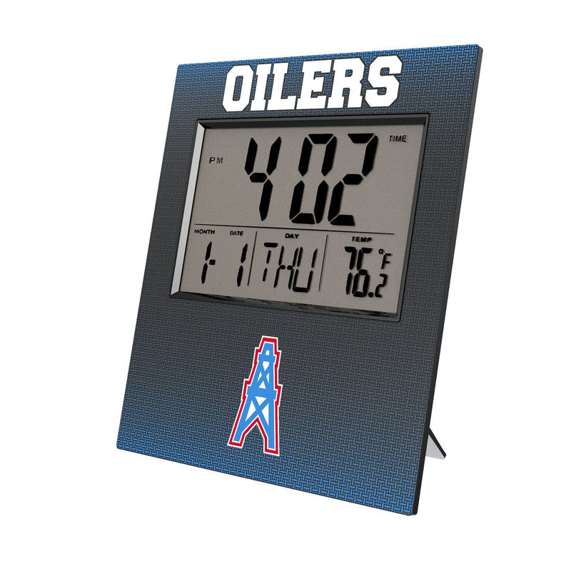 Houston Oilers Historic Collection Linen Wall Clock