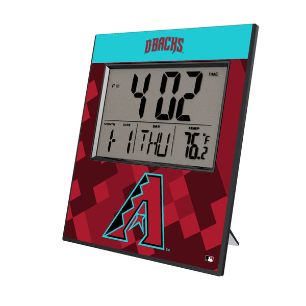 Arizona Diamondbacks Color Block Wall Clock