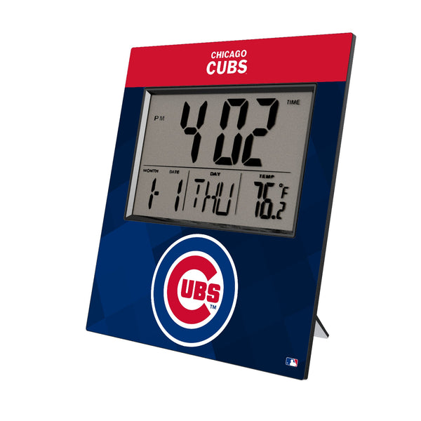 Chicago Cubs Color Block Wall Clock