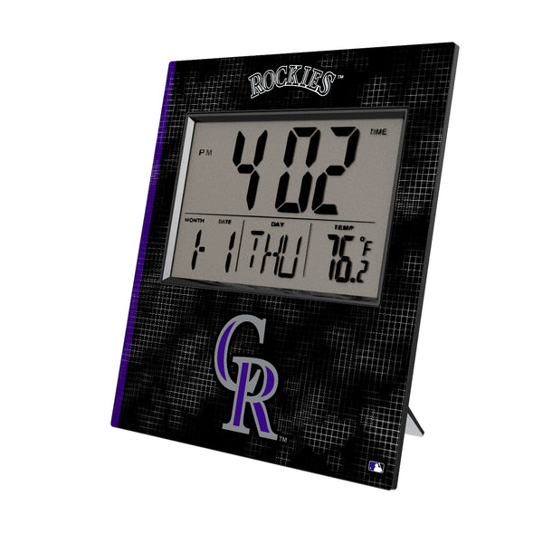 Colorado Rockies Hatch Wall Clock