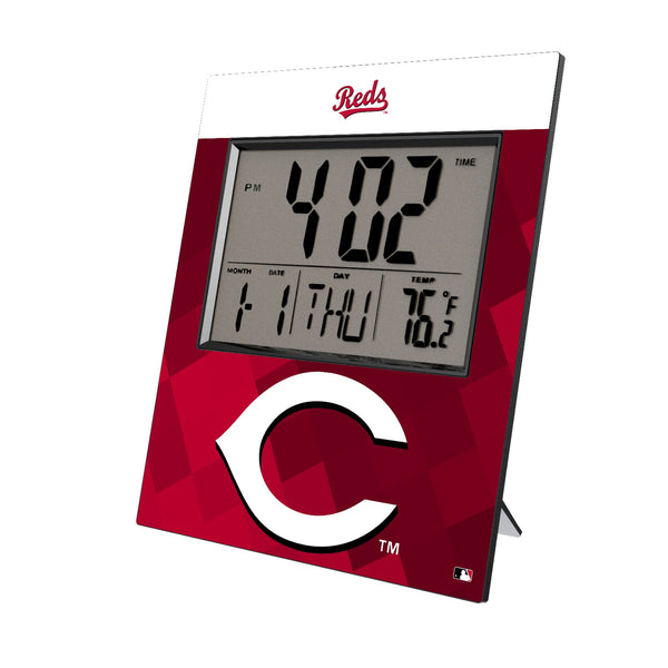 Cincinnati Reds Color Block Wall Clock