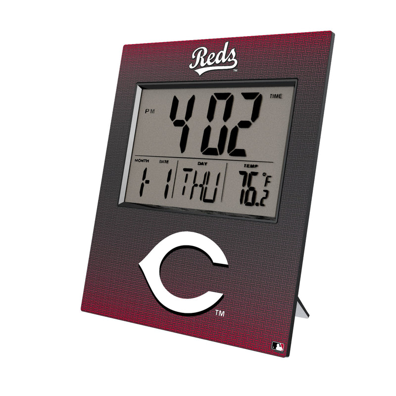 Cincinnati Reds Linen Wall Clock