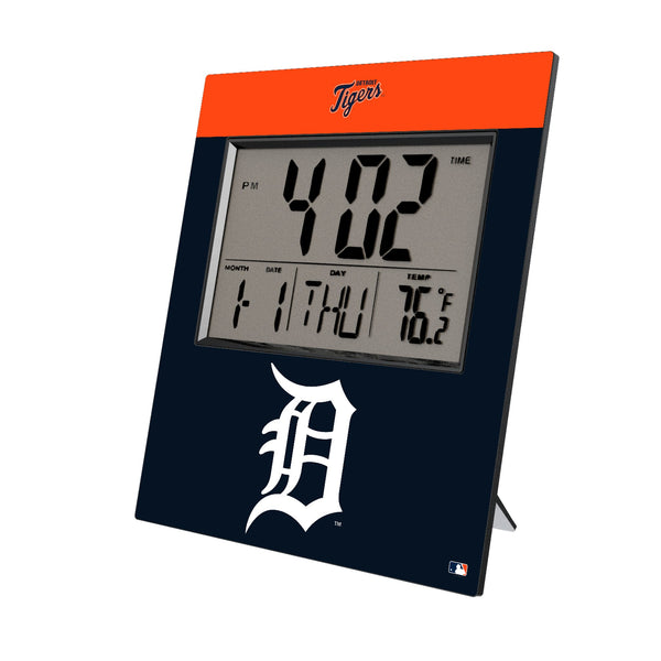 Detroit Tigers Color Block Wall Clock