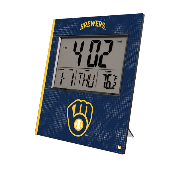 Milwaukee Brewers Hatch Wall Clock