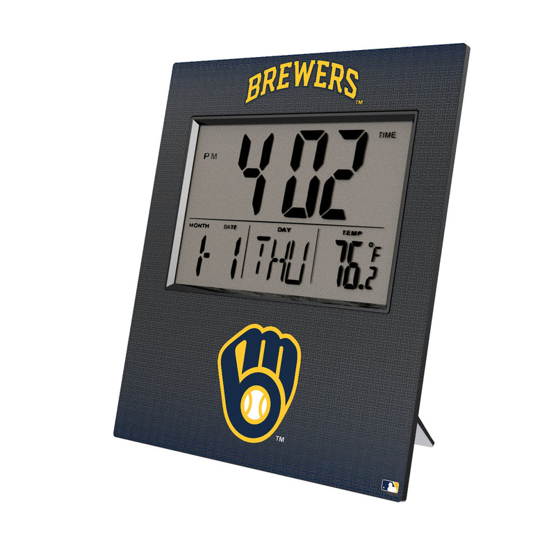 Milwaukee Brewers Linen Wall Clock