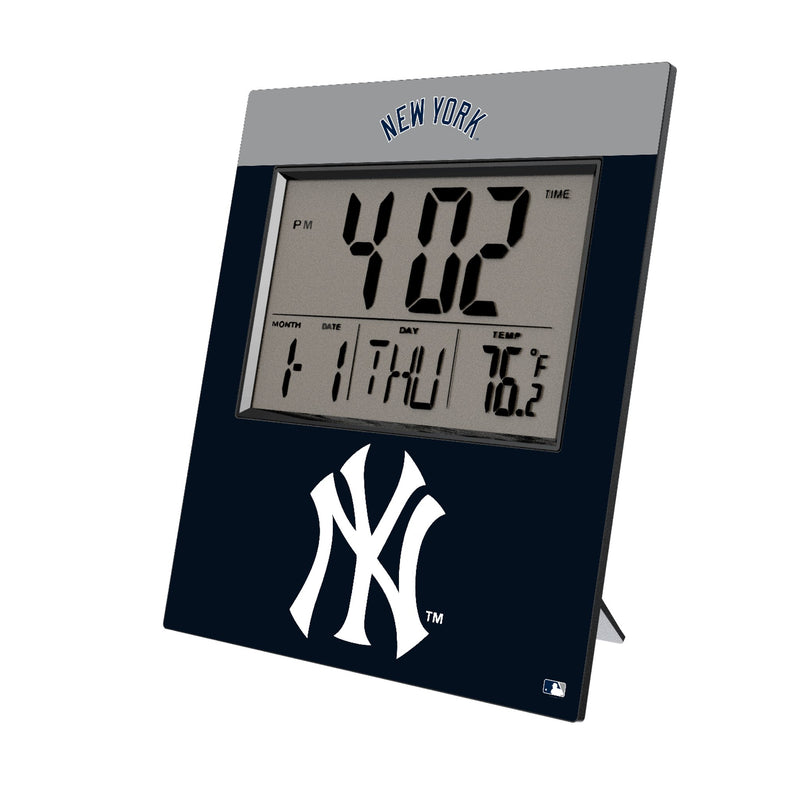 New York Yankees Color Block Wall Clock