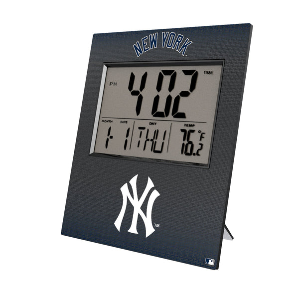 New York Yankees Linen Wall Clock