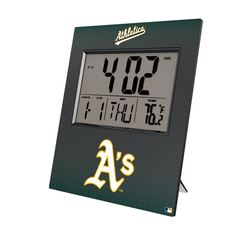 Oakland Athletics Linen Wall Clock