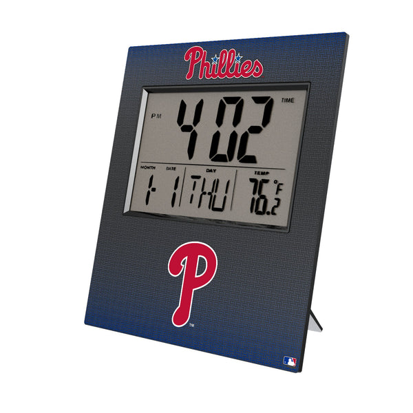 Philadelphia Phillies Linen Wall Clock