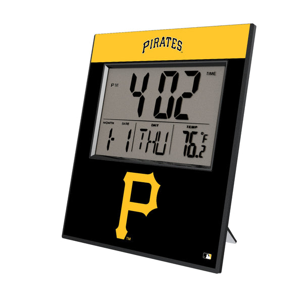 Pittsburgh Pirates Color Block Wall Clock