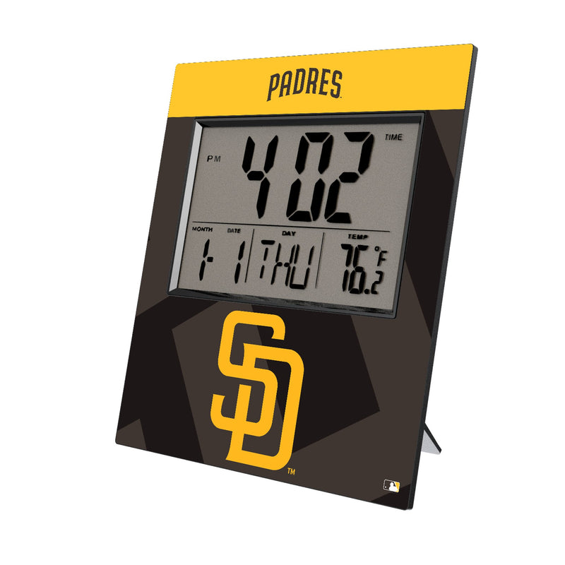 San Diego Padres Color Block Wall Clock