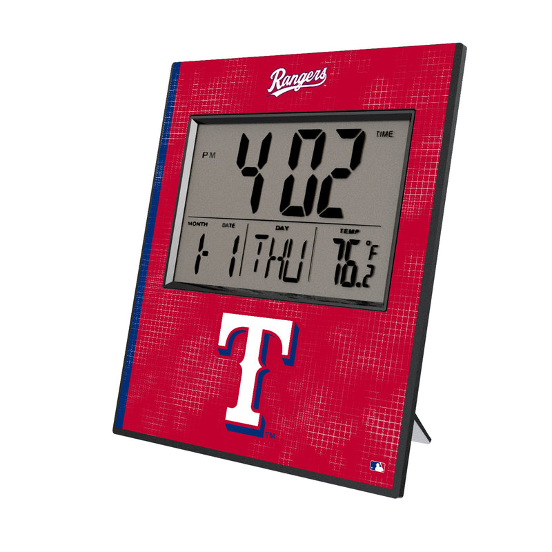 Texas Rangers Hatch Wall Clock