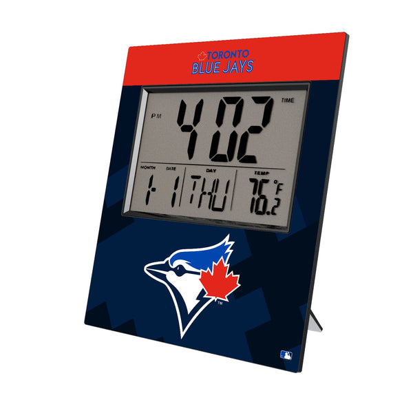 Toronto Blue Jays Color Block Wall Clock