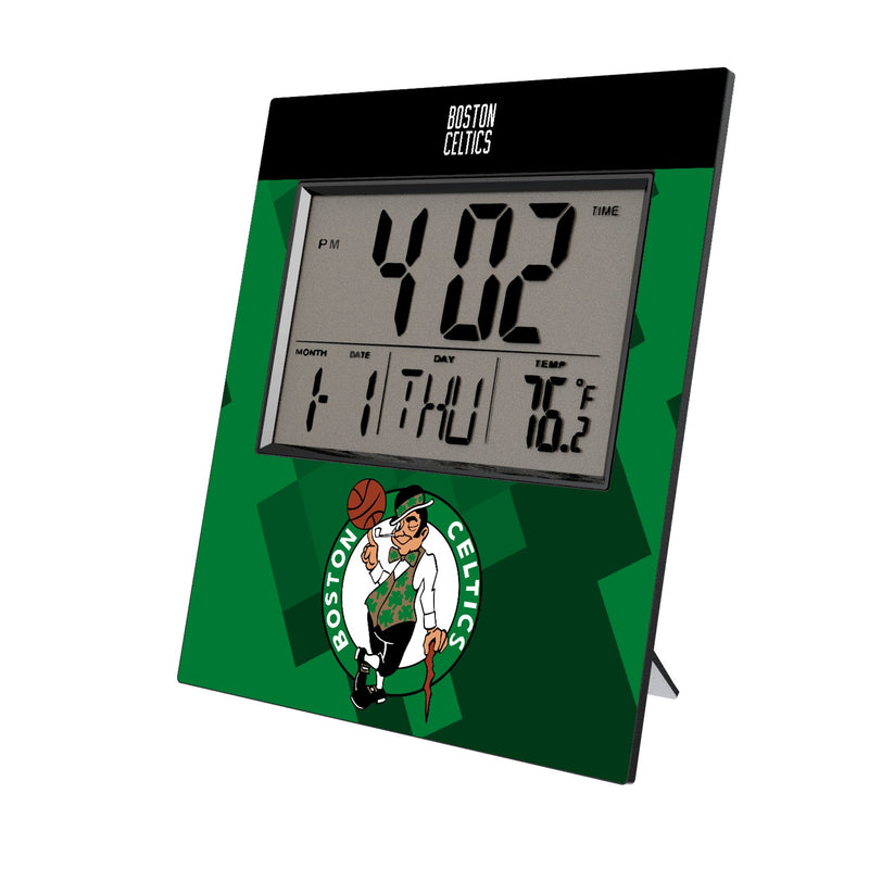 Boston Celtics Color Block Wall Clock