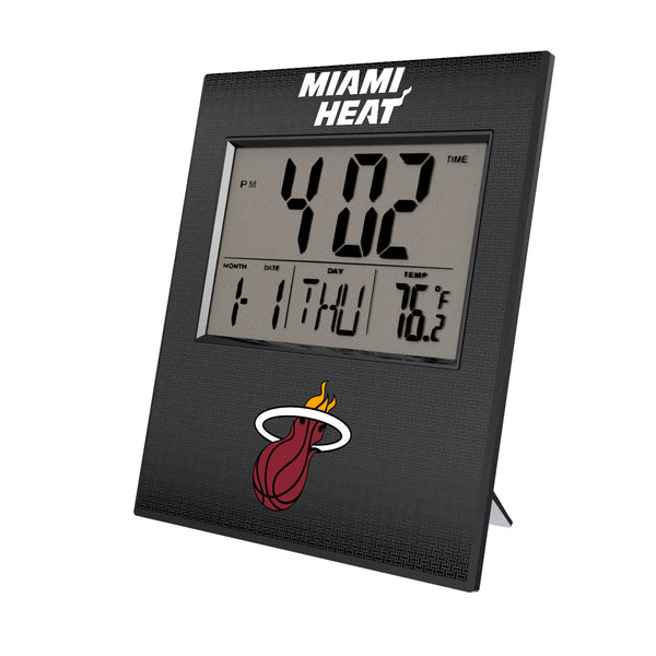 Miami Heat Linen Wall Clock