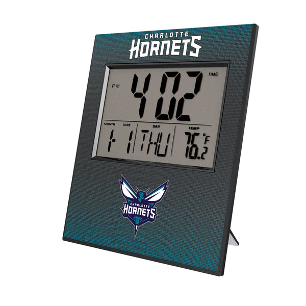 Charlotte Hornets Linen Wall Clock