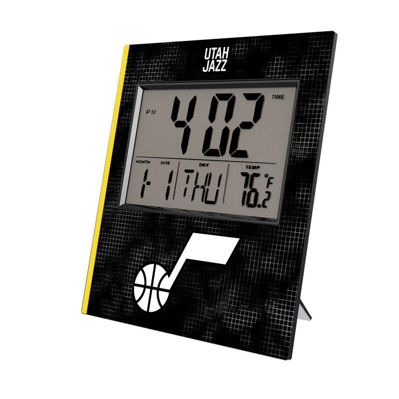 Utah Jazz Hatch Wall Clock