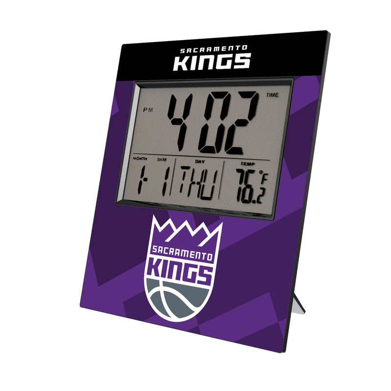 Sacramento Kings Color Block Wall Clock