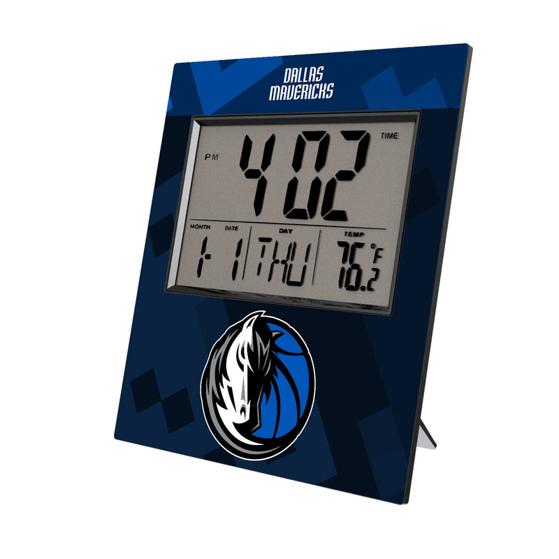 Dallas Mavericks Color Block Wall Clock