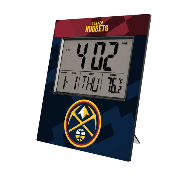 Denver Nuggets Color Block Wall Clock