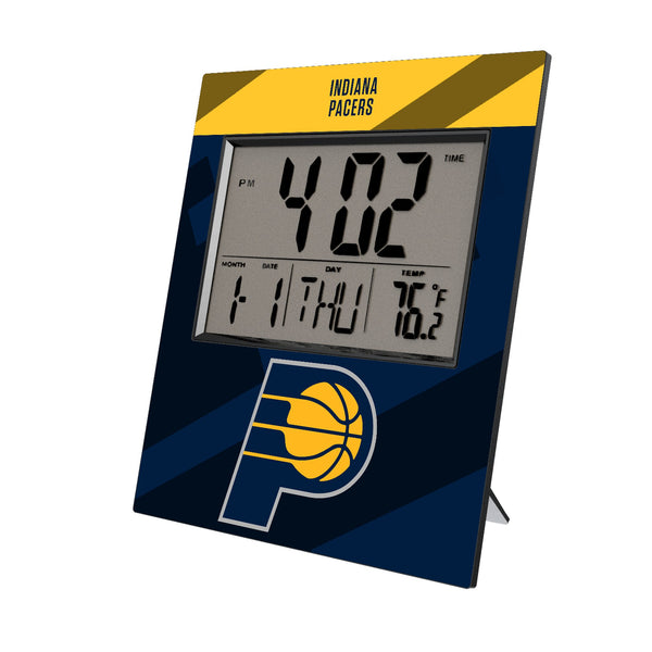 Indiana Pacers Color Block Wall Clock