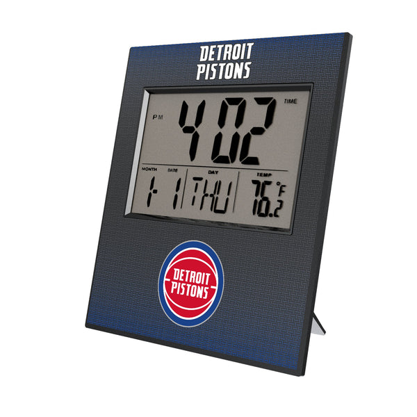 Detroit Pistons Linen Wall Clock