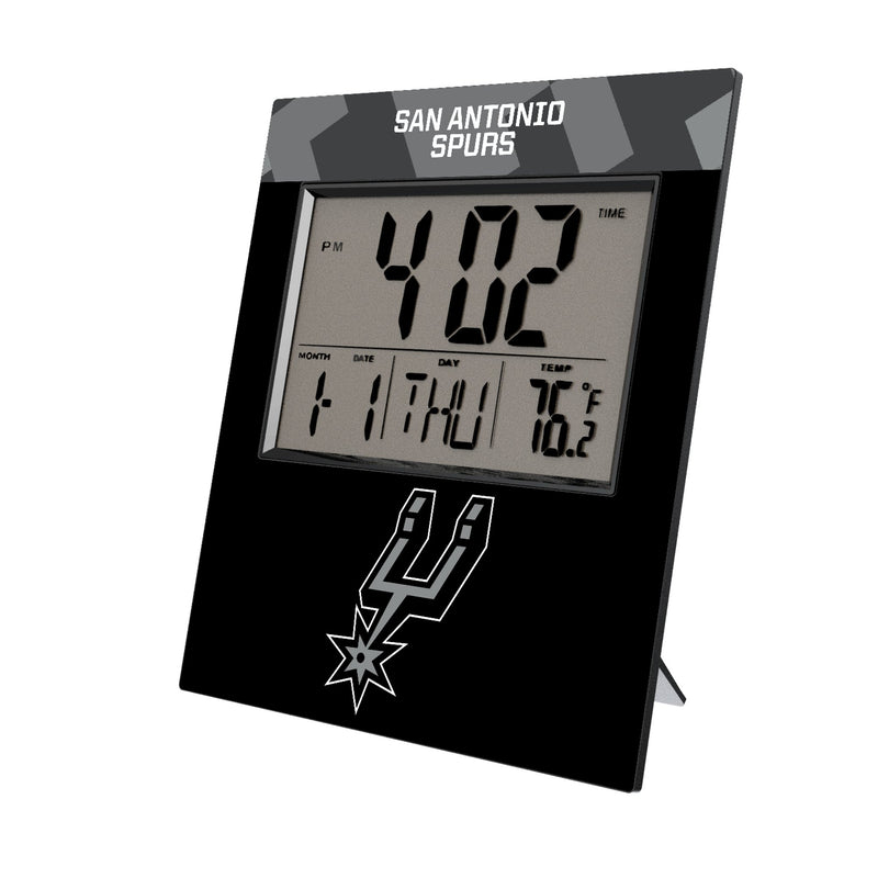 San Antonio Spurs Color Block Wall Clock