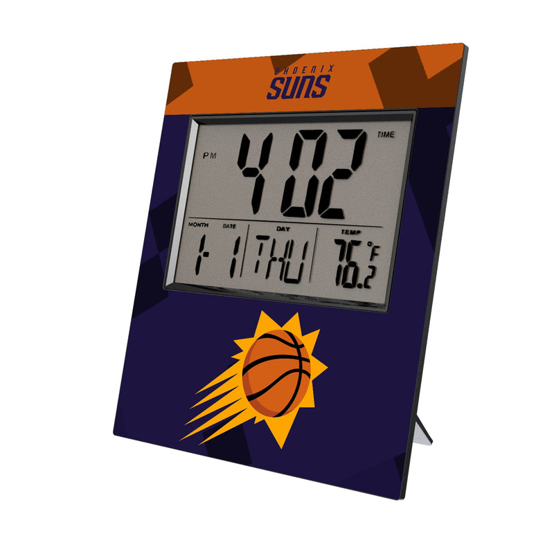 Phoenix Suns Color Block Wall Clock