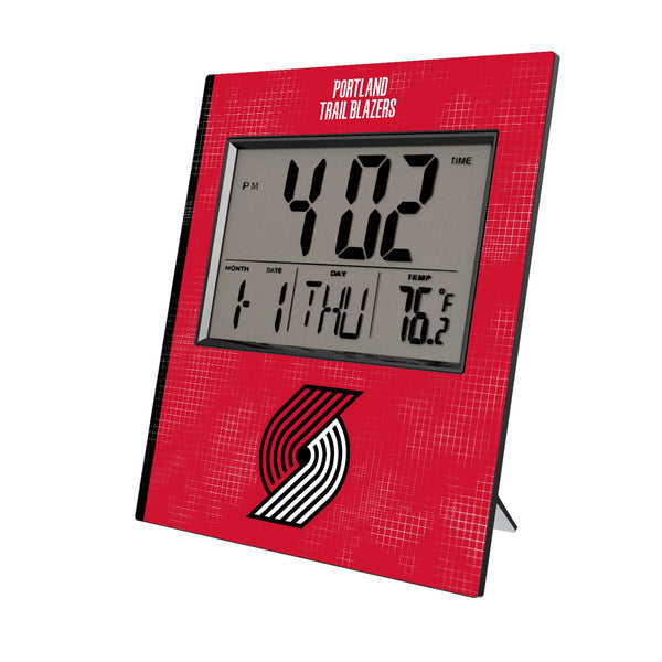 Portland Trail Blazers Hatch Wall Clock