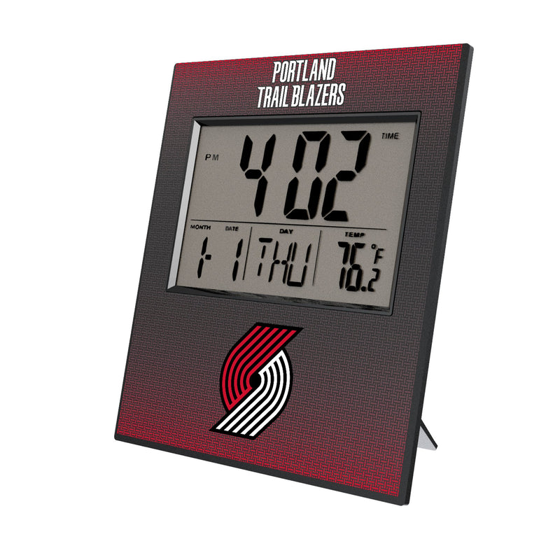 Portland Trail Blazers Linen Wall Clock