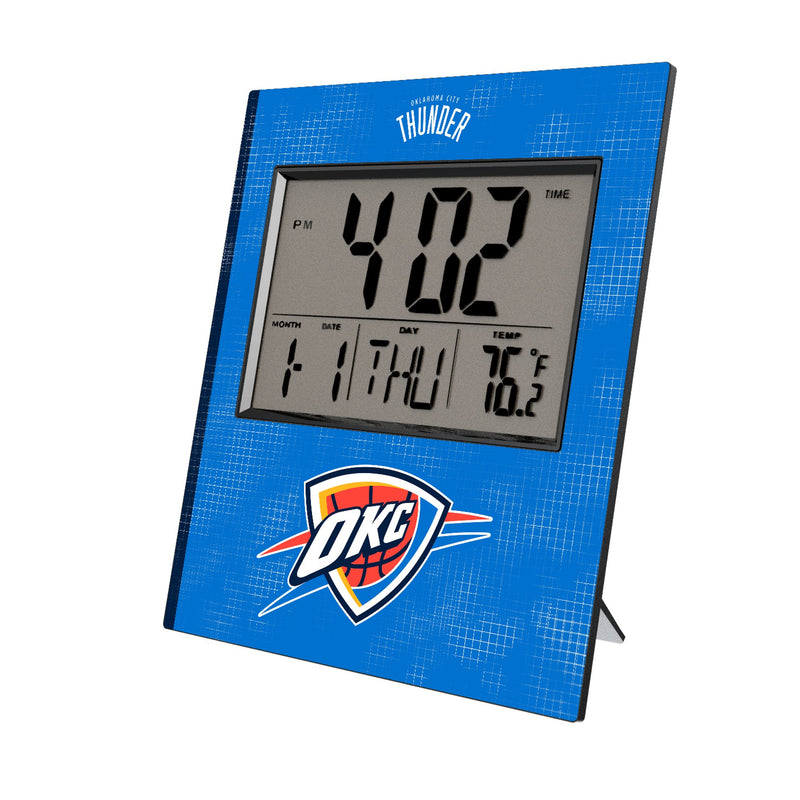 Oklahoma City Thunder Hatch Wall Clock