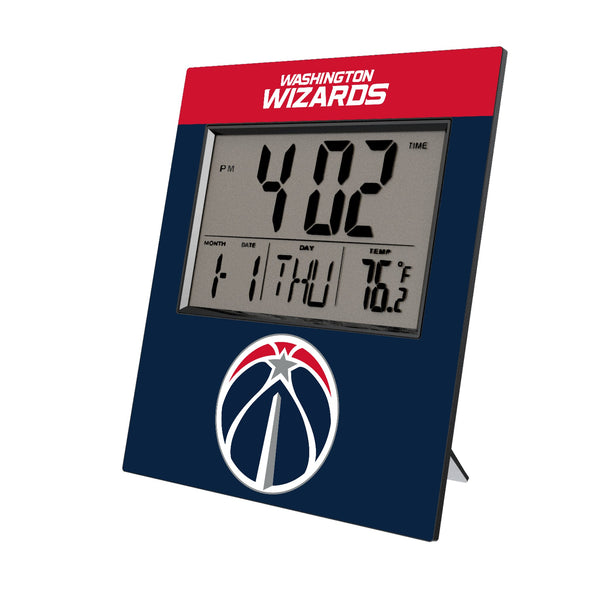 Washington Wizards Color Block Wall Clock