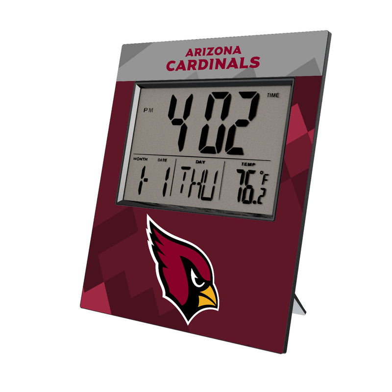 Arizona Cardinals Color Block Wall Clock