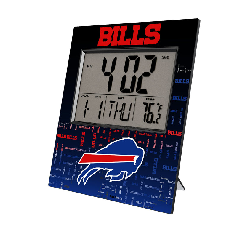 Buffalo Bills Quadtile Wall Clock