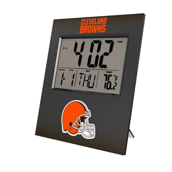 Cleveland Browns Linen Wall Clock